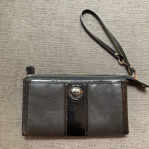 Coach Wristlet/Clutch- Black